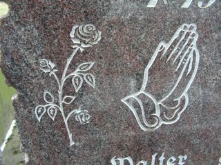 Grabstein auf dem Friedhof Öjendorf